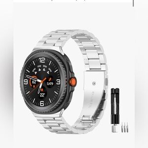 Silver galaxy Watch band